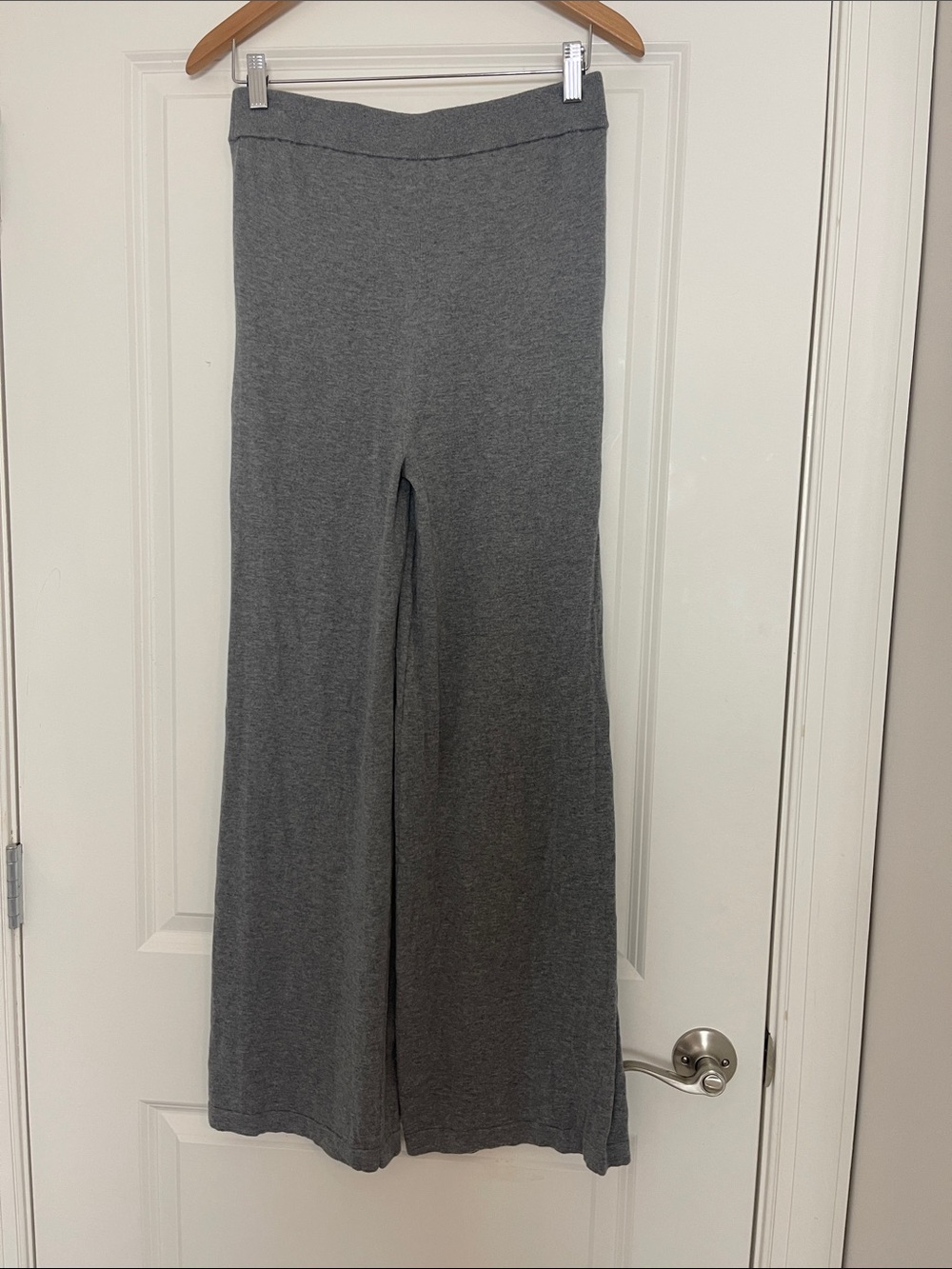 Anatomie Catalina Wide Leg Knit Pant in gray small cashmere cotton blend lounge - Picture 7 of 10